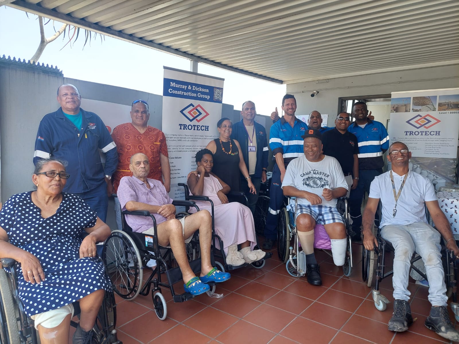 Trotech Donates 10 Wheelchairs to Empower People with Disabilities in Wentworth